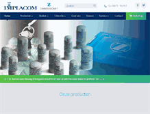 Tablet Screenshot of implacom.nl
